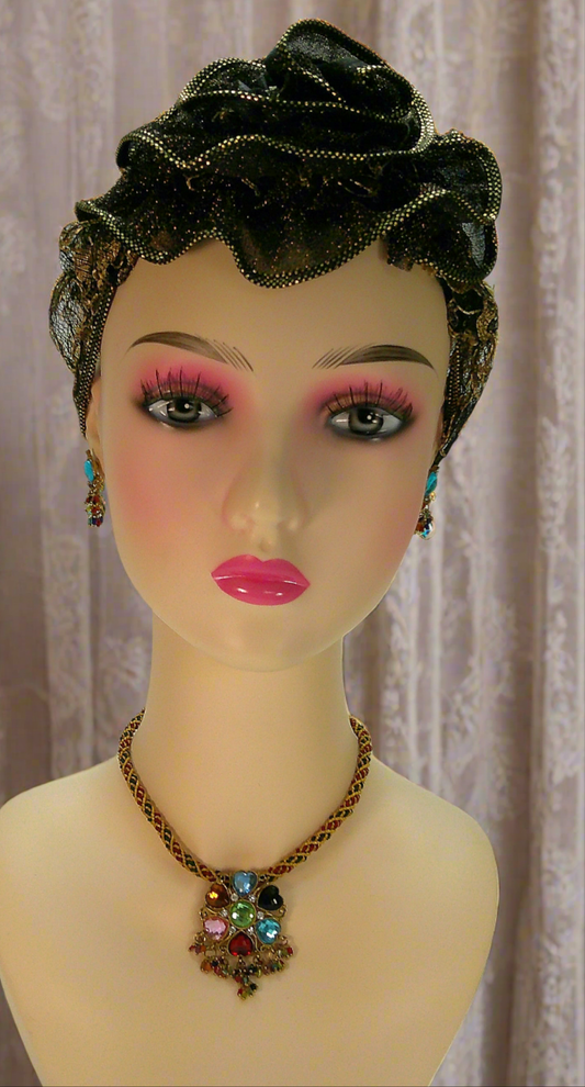 🎃Parure fantaisie de style hindou NACRELUNE parure