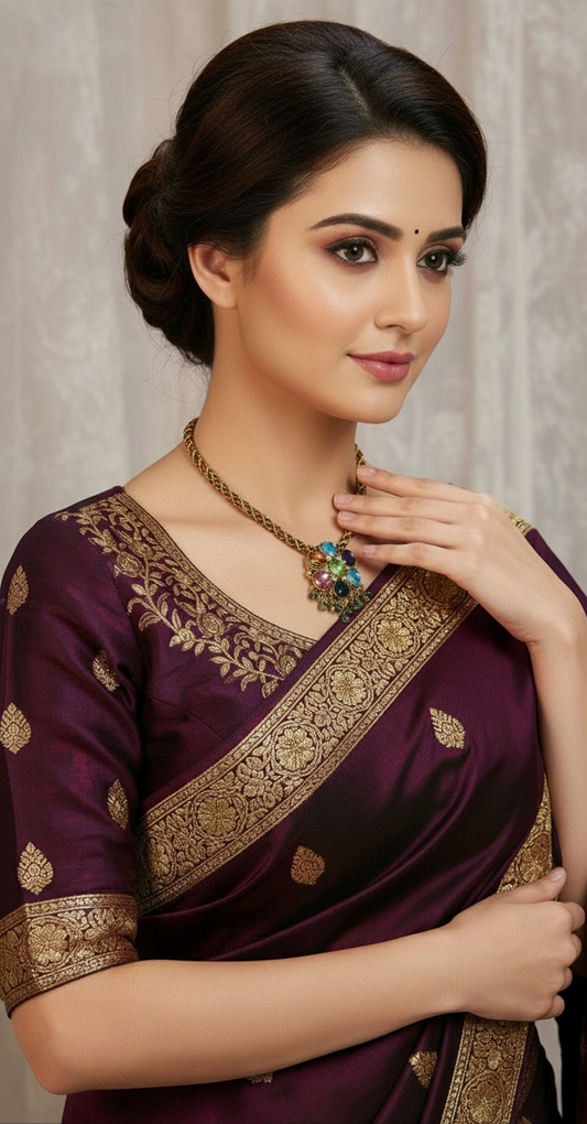 Parure fantaisie de style hindou NACRELUNE parure