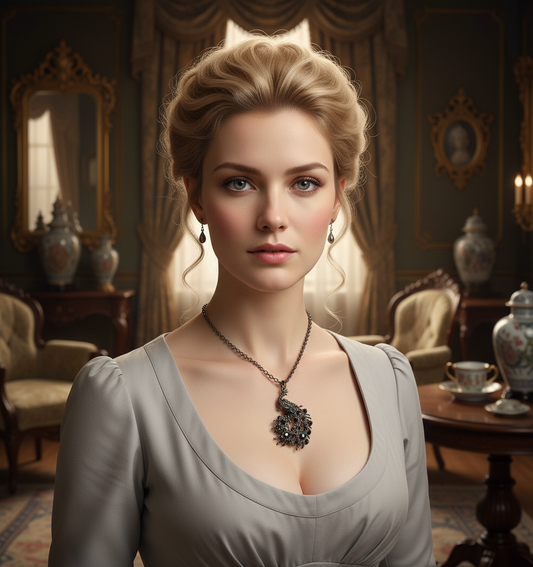 Pendentif en strass sur sa longue chaîne représentant un paon : 2 versions disponibles NACRELUNE pendentif