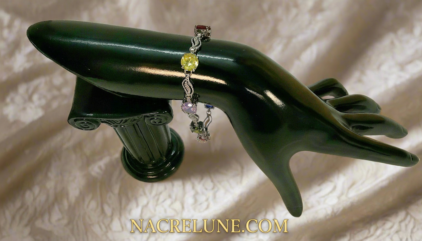 Bracelet en strass colorés NACRELUNE bracelet