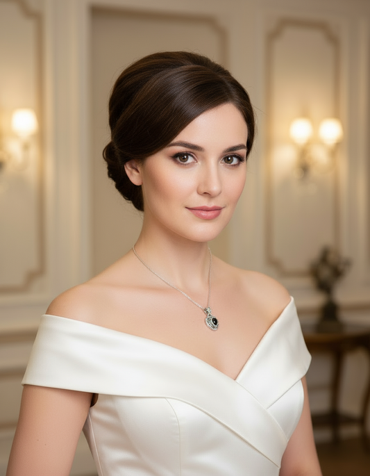 🎃Petit pendentif argent et oeil du tigre NACRELUNE pendentif