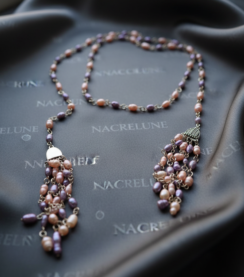 Collier long modifiable NACRELUNE collier