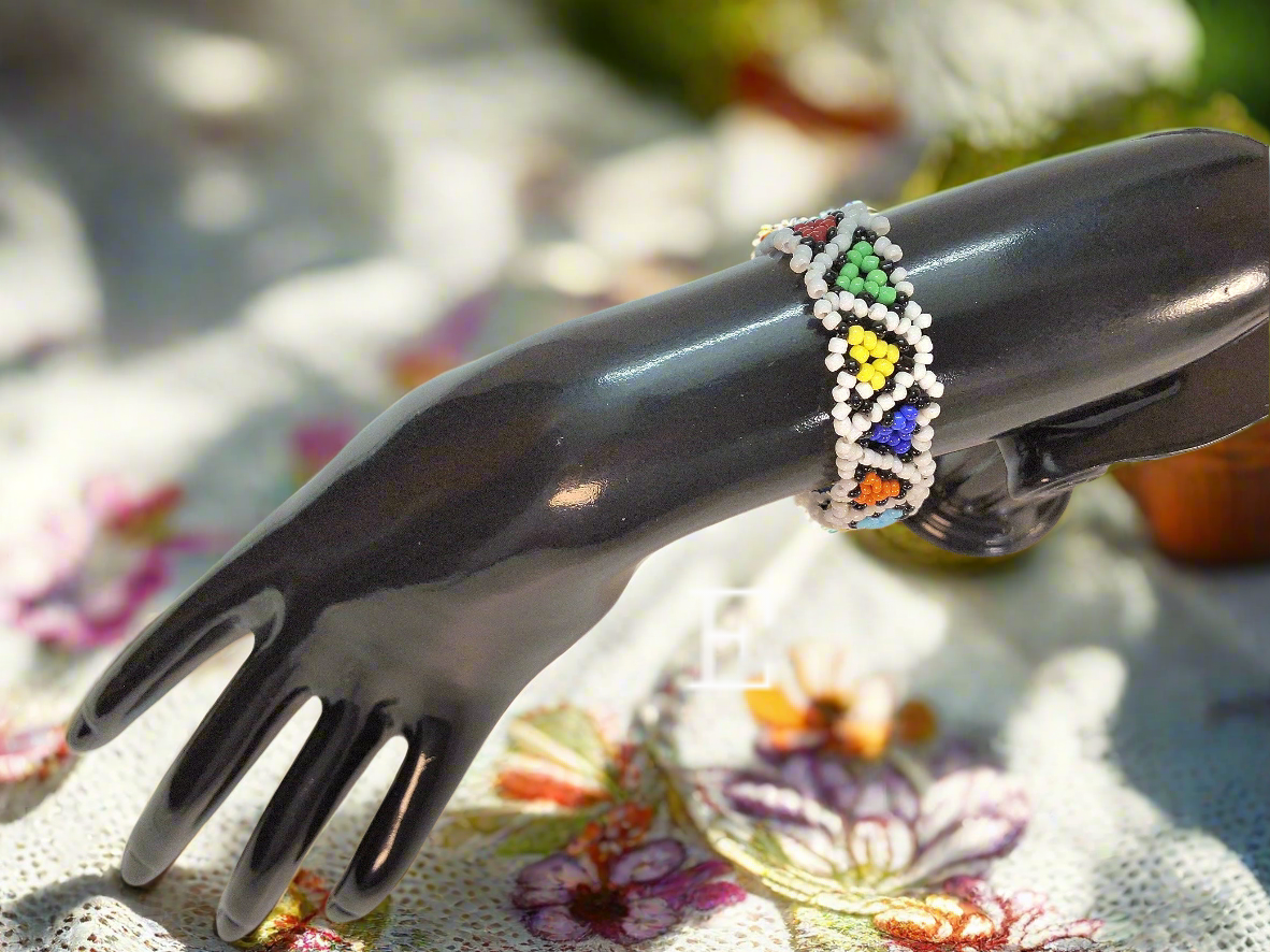 Bracelet fantaisie en perles de rocaille