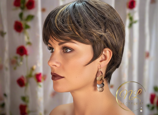 🎃Boucles d’oreille en pastilles de nacre NACRELUNE boucles d'oreille