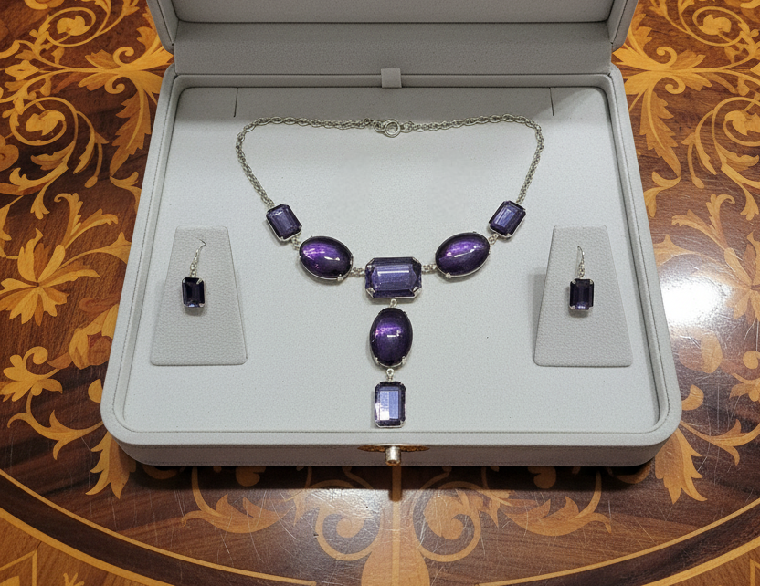 Parure en gros strass colorés : choisir le modèle NACRELUNE parure