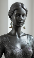 Boucles d'Oreille Aigue-Marine – Pierre Naturelle Bleue & Lithothérapie | NACRELUNE