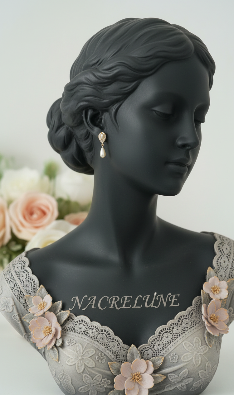 Boucles d'Oreille Perles Fantaisie – Bijou Délicat & Féminin Petit Prix | NACRELUNE NACRELUNE boucles d'oreille