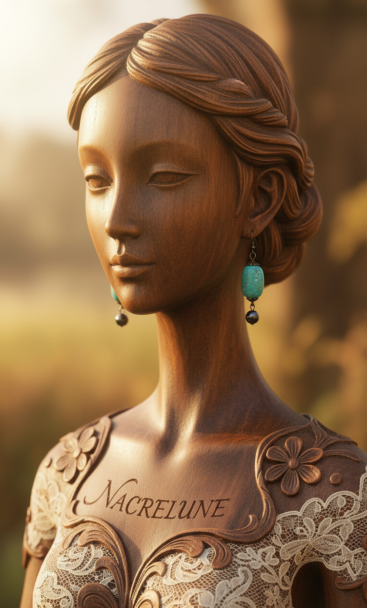 Boucles d'Oreille en Turquoise – Bijou Pierre Naturelle Élégant & Apaisant | NACRELUNE NACRELUNE boucles d'oreille
