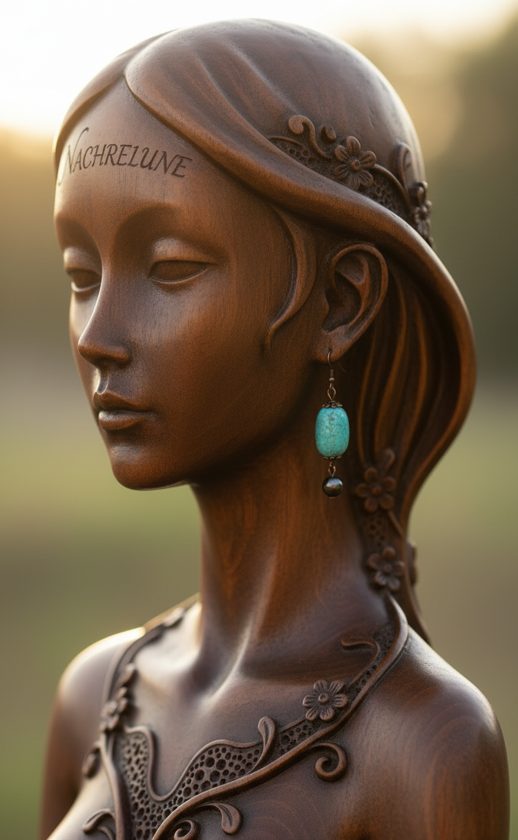 Boucles d'Oreille en Turquoise – Bijou Pierre Naturelle Élégant & Apaisant | NACRELUNE NACRELUNE boucles d'oreille