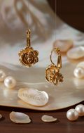 👑Boucles d’oreille fantaisie dorées