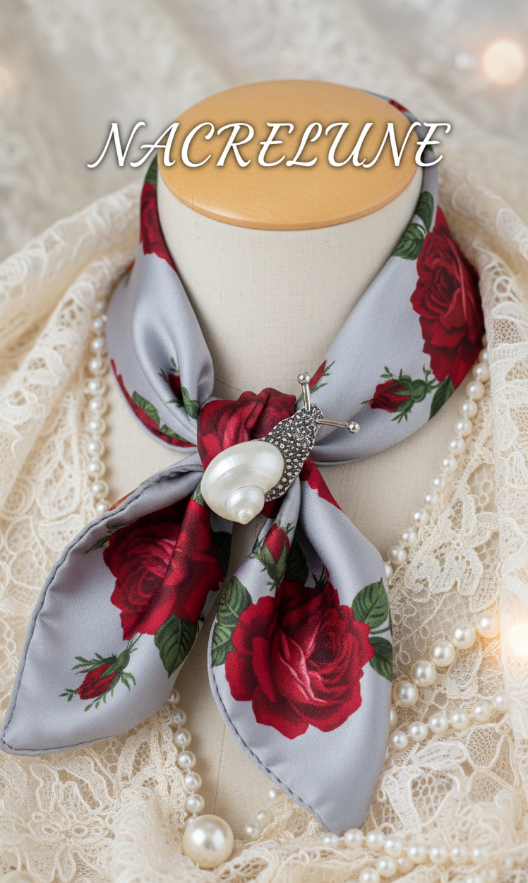 Broche Escargot en Nacre – Bijou Spirituel & Artisanal | NACRELUNE NACRELUNE broche