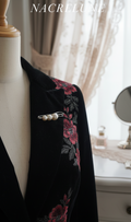 Broche Perles d'Imitation | Bijou Fantaisie Élégant | NACRELUNE NACRELUNE broche