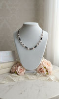 Collier Perles de Quartz & Onyx | NACRELUNE nacrelune.com collier