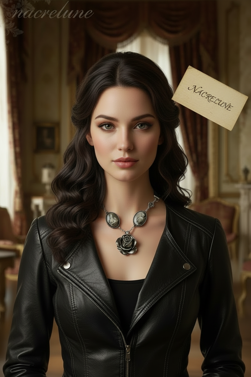 Cameos on Satin Ribbon, Lace, and Vintage Edwardian Collar