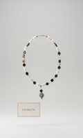 Collier Jade & Rhodochrosite | NACRELUNE nacrelune.com collier