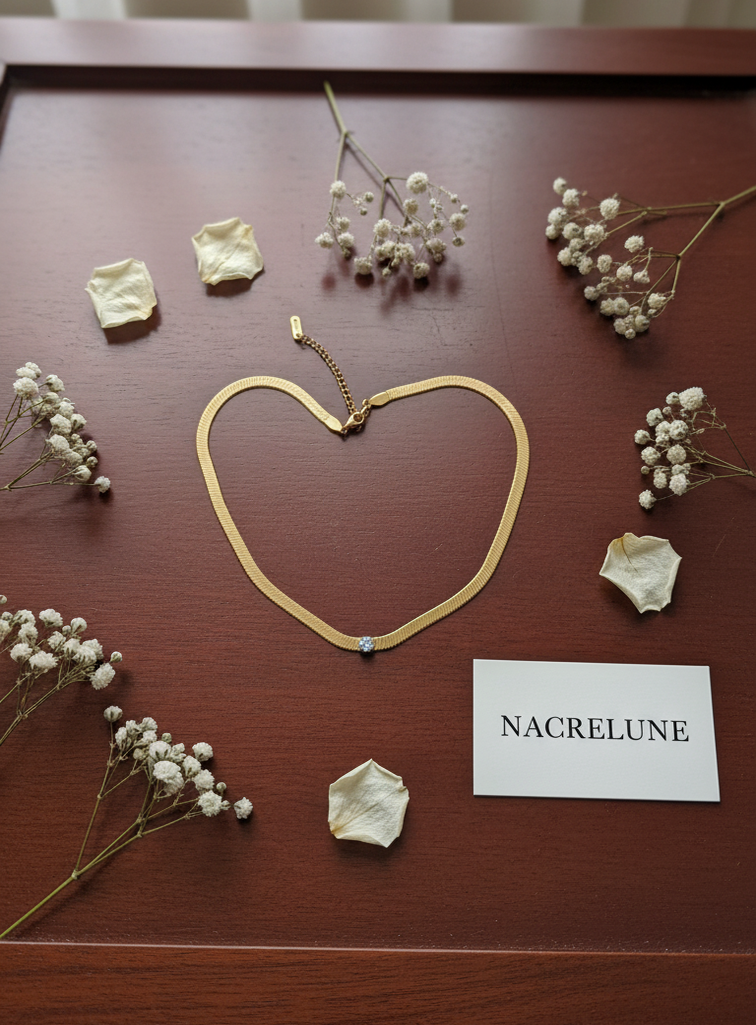 Collier Plaqué Or & Zirconia – Éclat Diamant