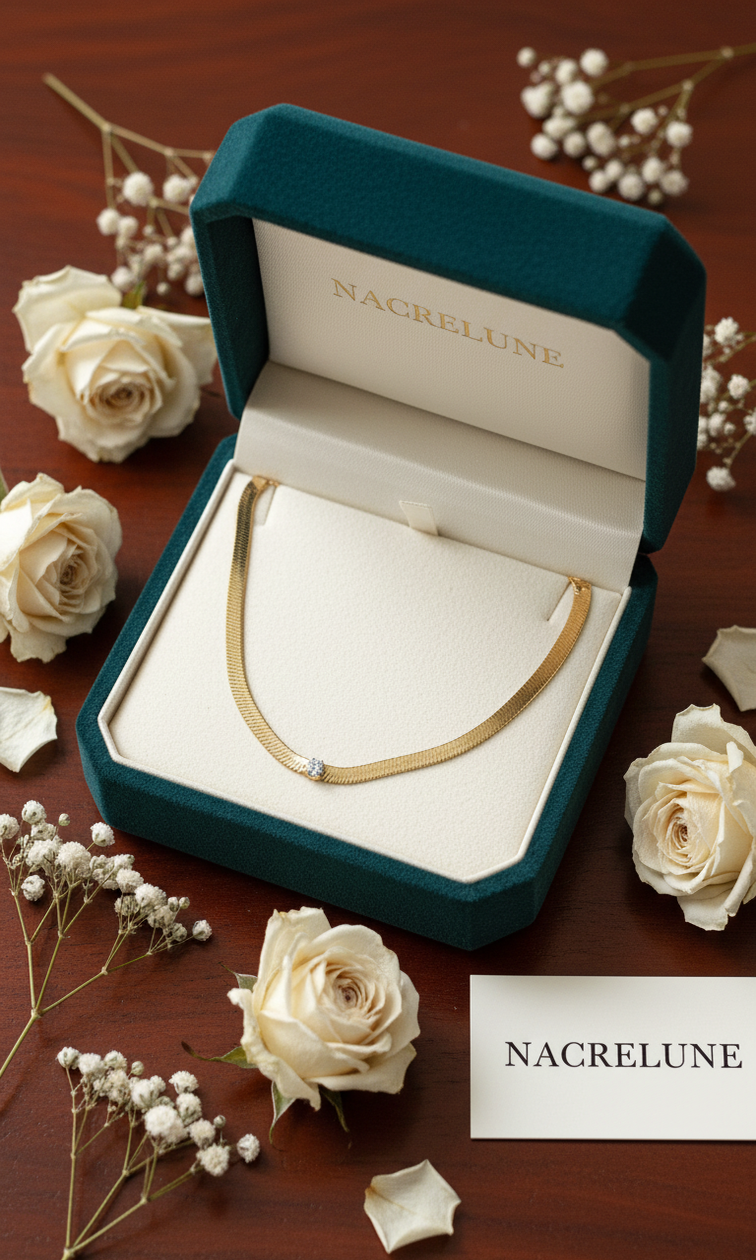 Collier Plaqué Or & Zirconia – Éclat Diamant