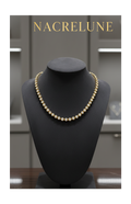 Collar de circonio que imita un diamante rivière