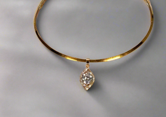 pendentif en zirconia imitation diamant