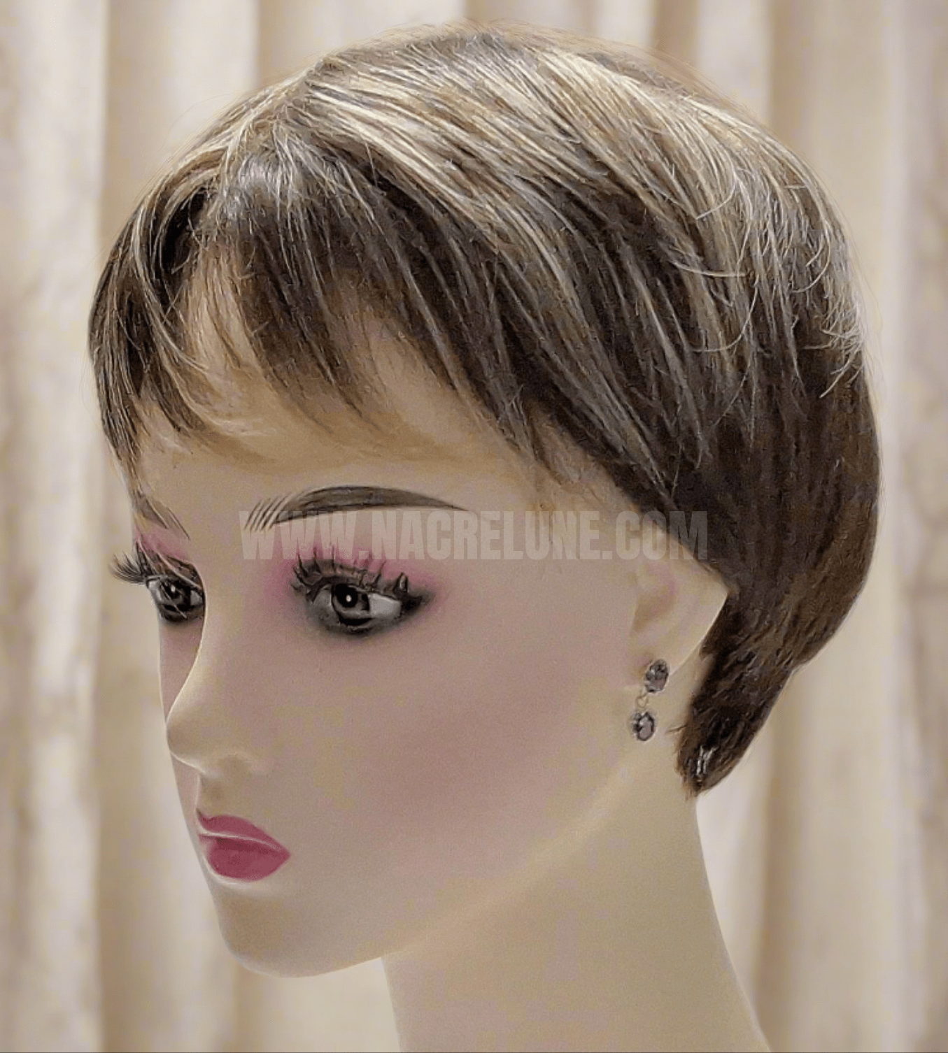 Boucles d'oreilles en argent et améthystes taillées