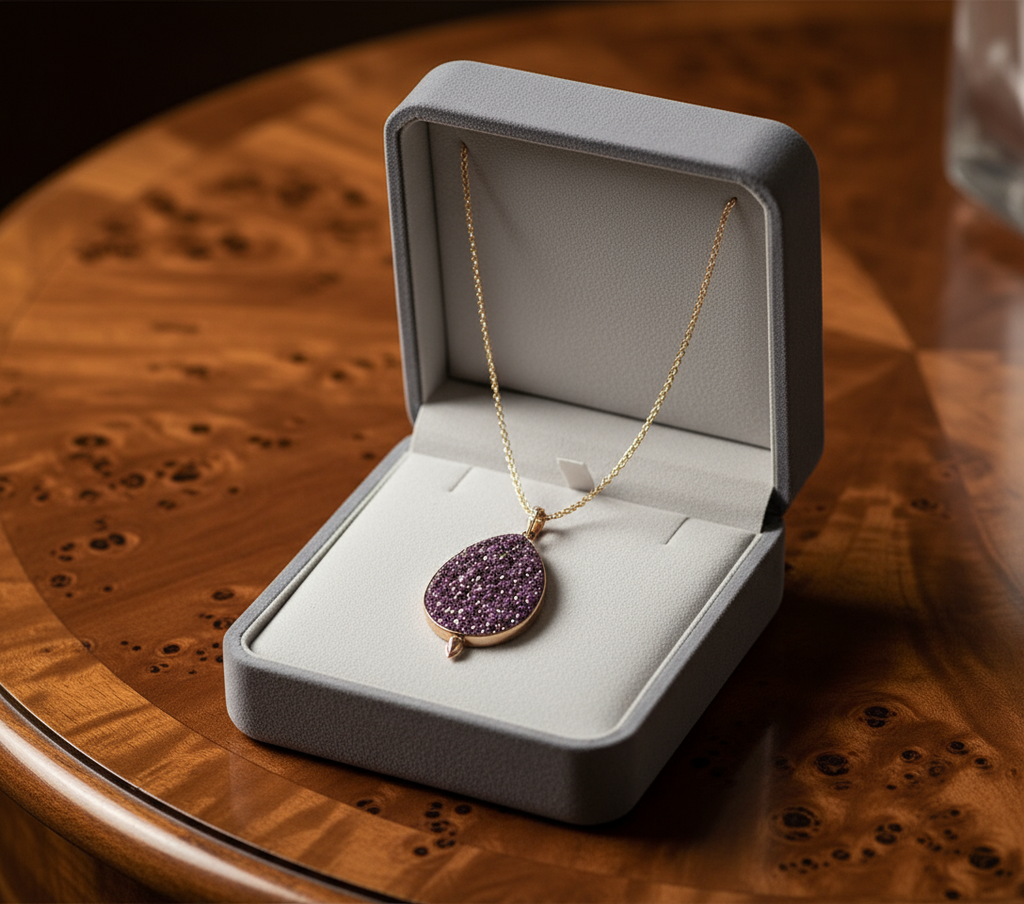 pendentif argent 925 avec titanite naturelle nacrelune.com collier