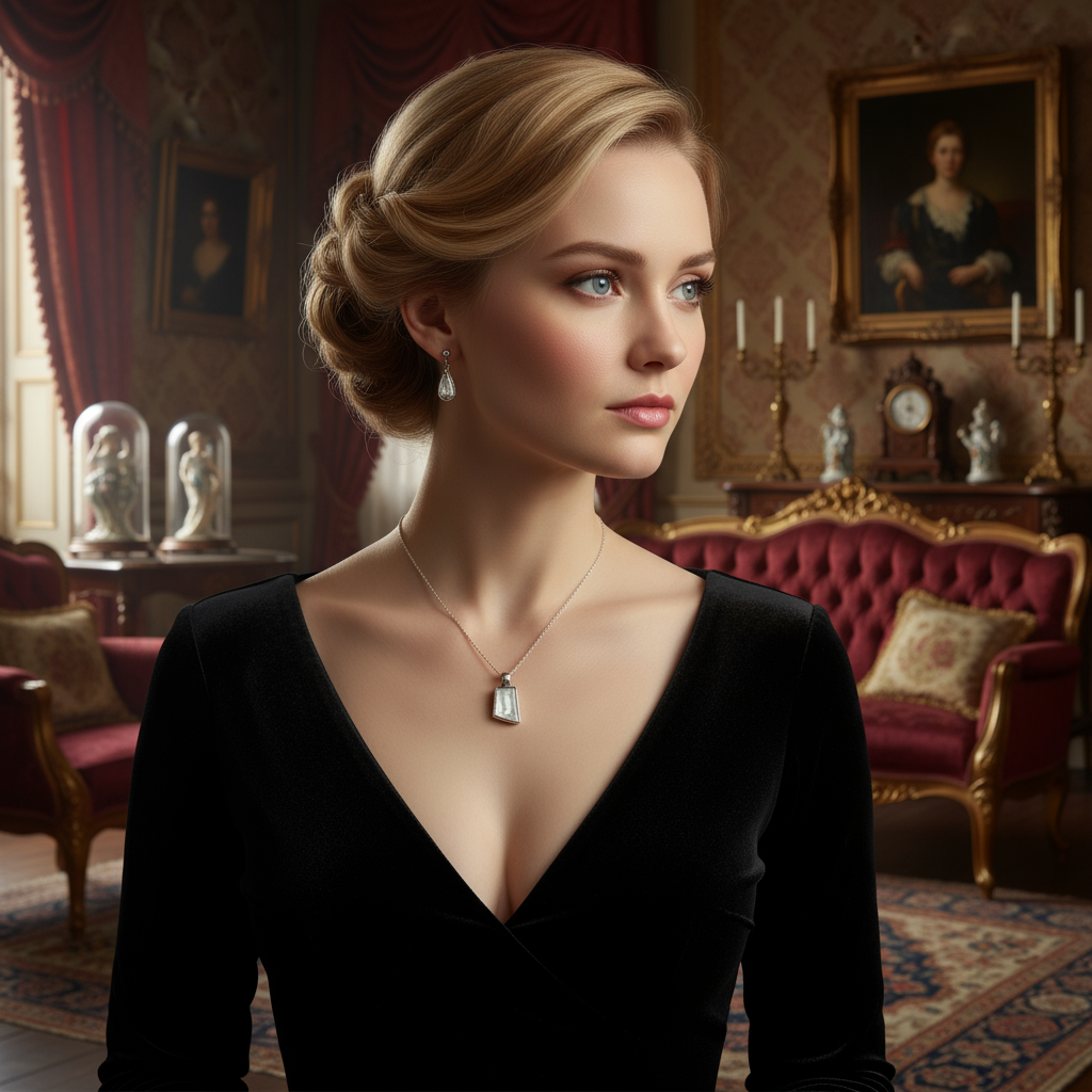 pendentif en argent 925 avec pierre de lune gris bleu NACRELUNE pendentif