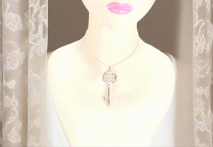 Clé pendentif en argent 925