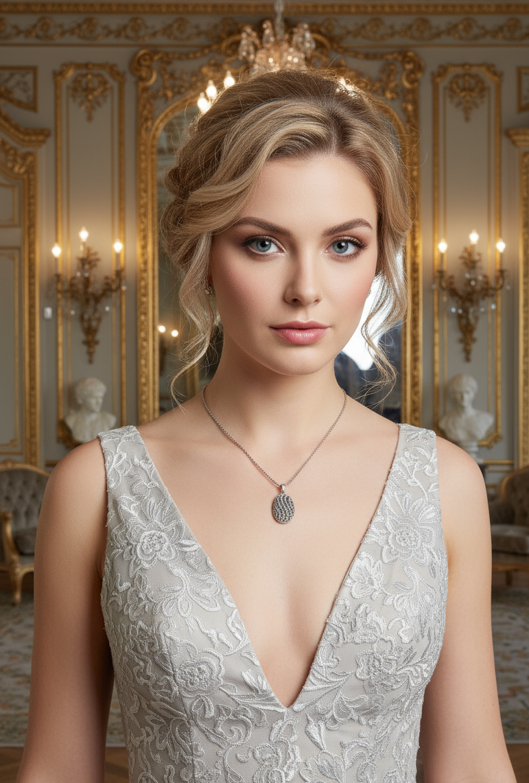 Pendentif avec marcassites NACRELUNE pendentif