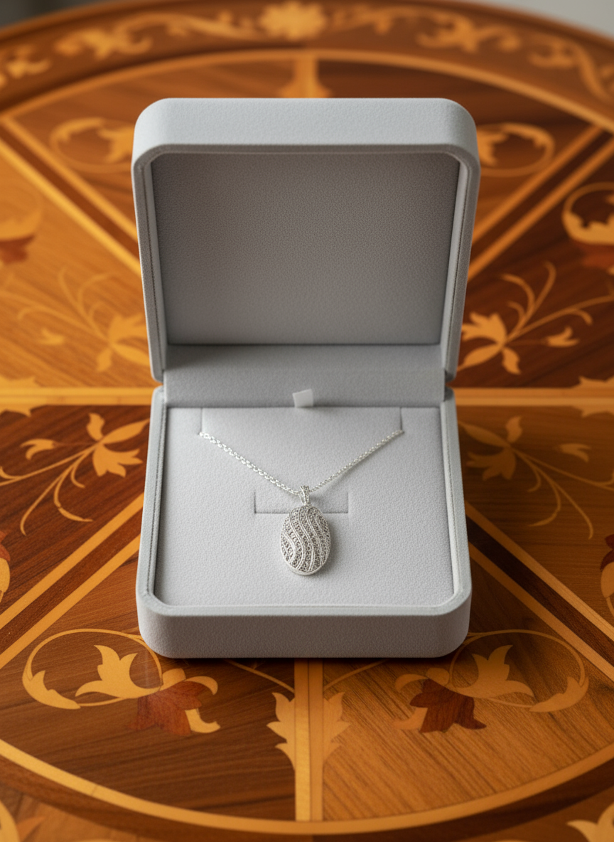 Pendentif avec marcassites NACRELUNE pendentif