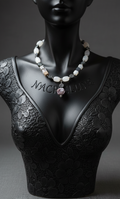Collier Jade hematites & Rhodochrosite | NACRELUNE NACRELUNE collier