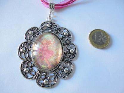 Large Flower Fairy Cameo N384-42-46