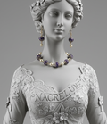 Parure Nacre & Amethystes Veritables Polies - Apaisement Intuition & Protection | NACRELUNE NACRELUNE parure
