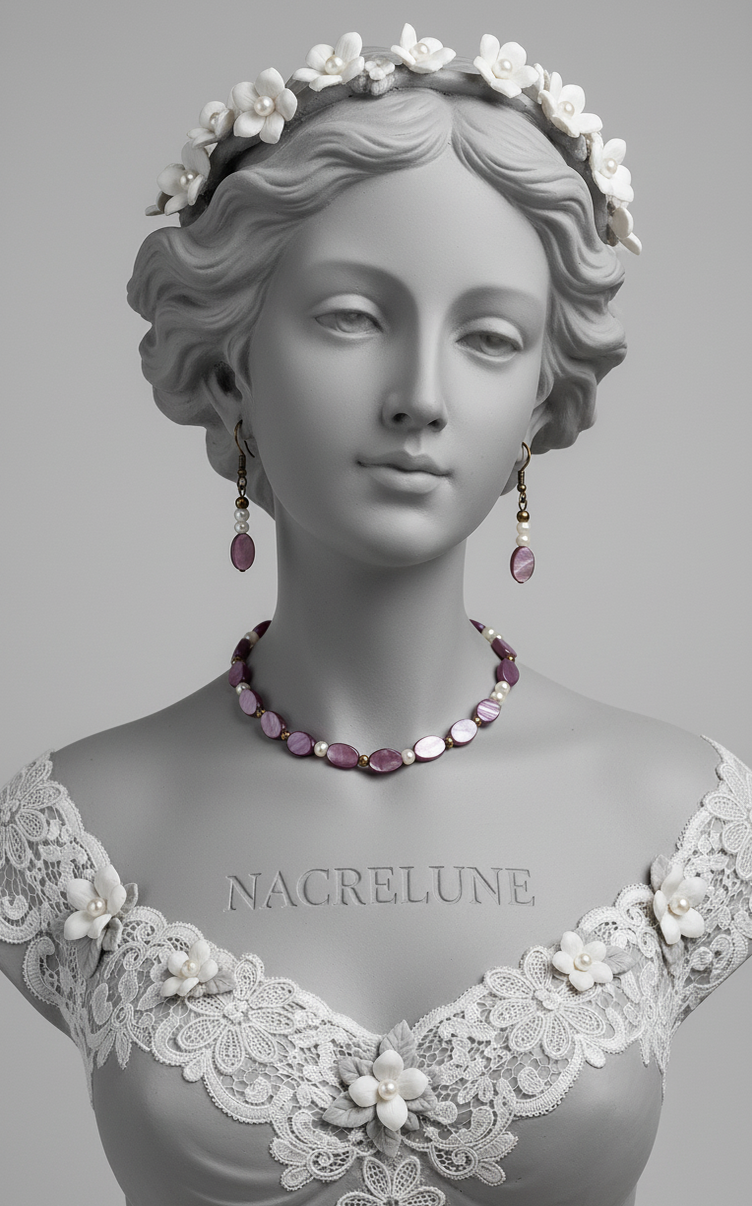 Parure Pastilles de Nacre - Douceur & Protection | NACRELUNE NACRELUNE parure