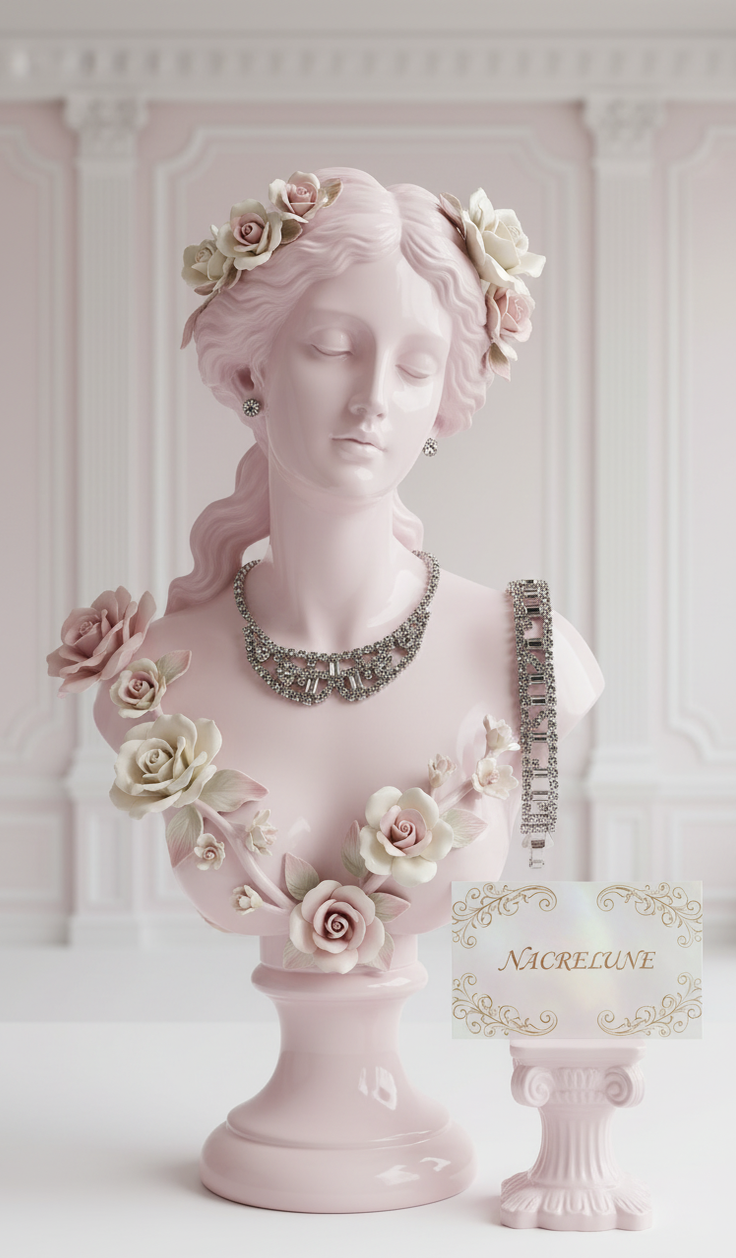 👑 Parure Vintage Complète en Strass Gris | Collier, Boucles d'Oreilles & Bracelet | NACRELUNE nacrelune.com parure