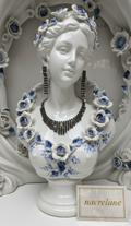 👑 Parure Vintage en Strass Noirs | Collier et Boucles d'Oreilles | NACRELUNE nacrelune.com parure