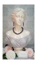 Parure en Perles de Culture Bordeaux | Collier et Boucles d'Oreilles | NACRELUNE nacrelune.com parure