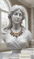 Parure en Strass Multicolores | Collier et Boucles d'Oreilles | NACRELUNE nacrelune.com parure