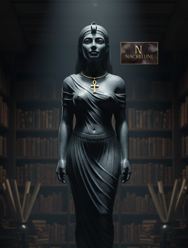 Pendentif Croix Ankh Doré — Acier Inoxydable 304, Placage PVD Longue Durée | NACRELUNE NACRELUNE pendentif