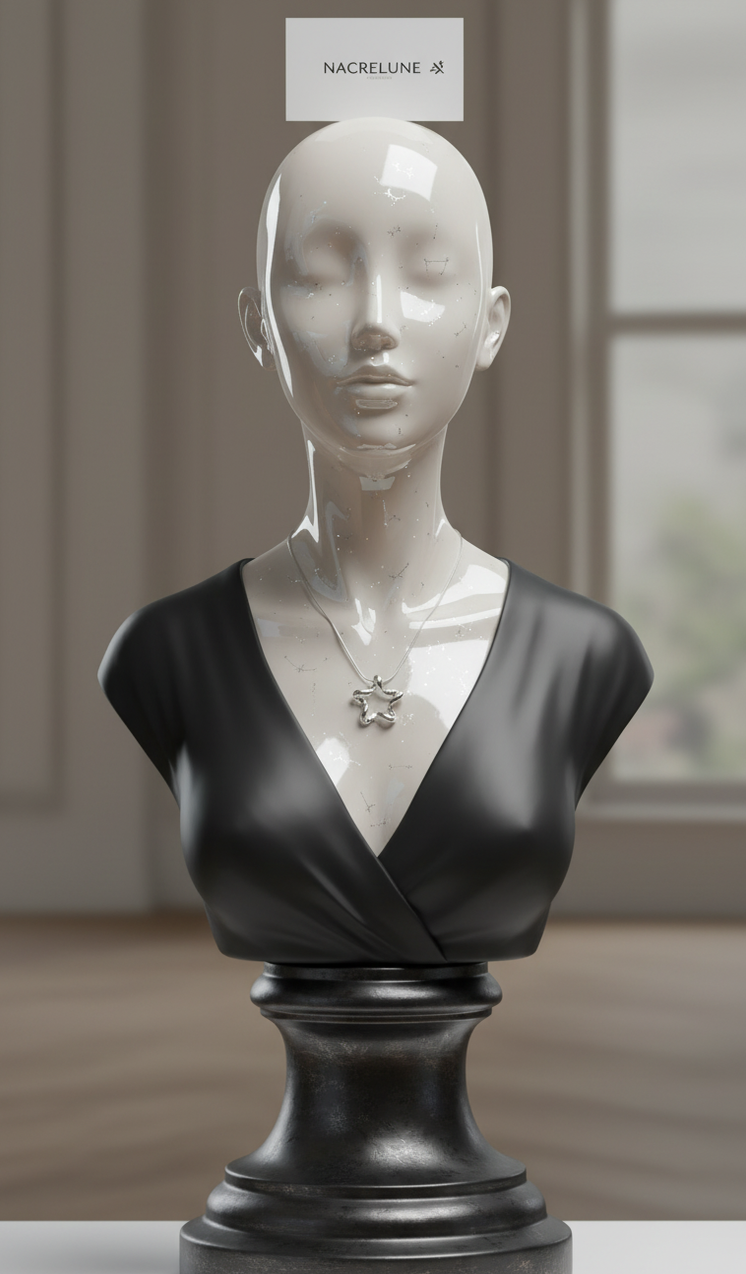 Pendentif Étoile en Argent Véritable 925 — Bijou Céleste | NACRELUNE NACRELUNE pendentif