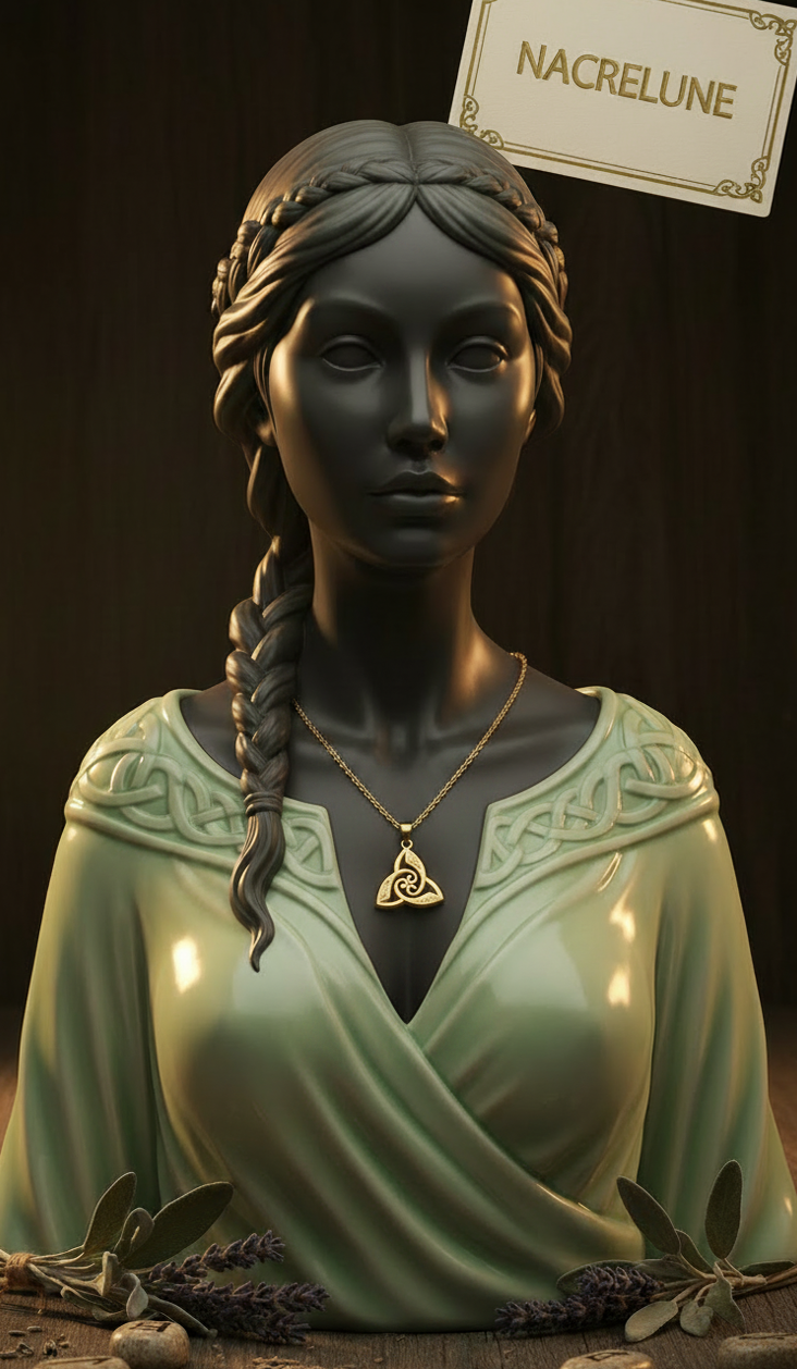 Pendentif Triskel Viking – Nœud Triquetra Plaqué Or | NACRELUNE NACRELUNE pendentif