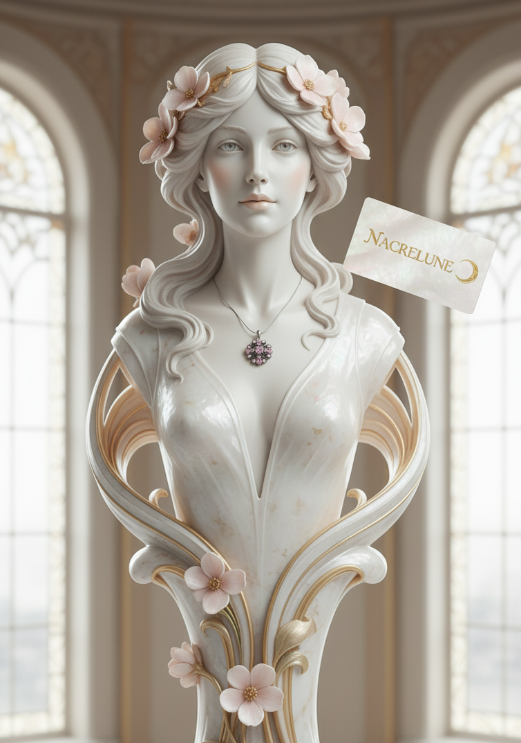 Pendentif en Strass Rose — Bijou Élégant & Glamour | NACRELUNE NACRELUNE pendentif