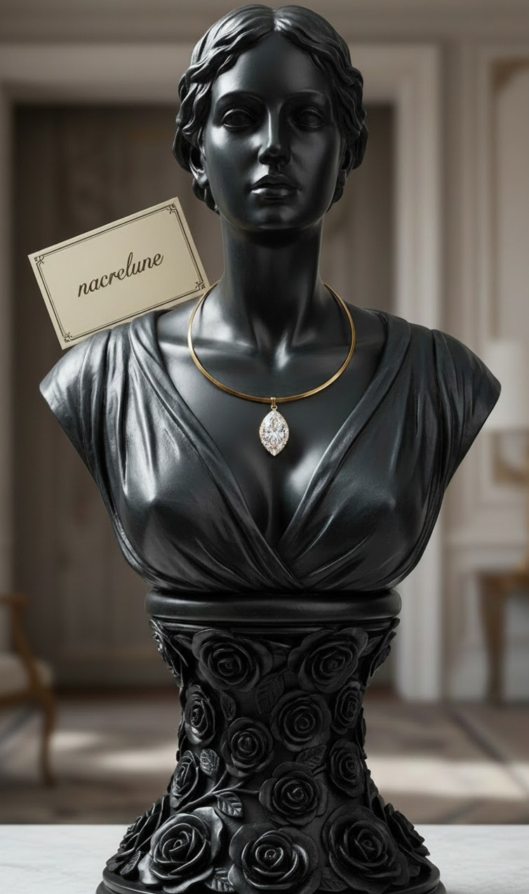 Pendentif en Zirconia Imitation Diamant | NACRELUNE NACRELUNE pendentif