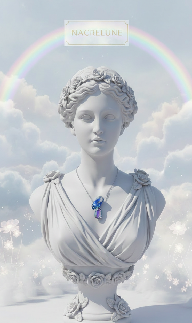 Pendentif en Zirconia Multicolore | NACRELUNE NACRELUNE pendentif