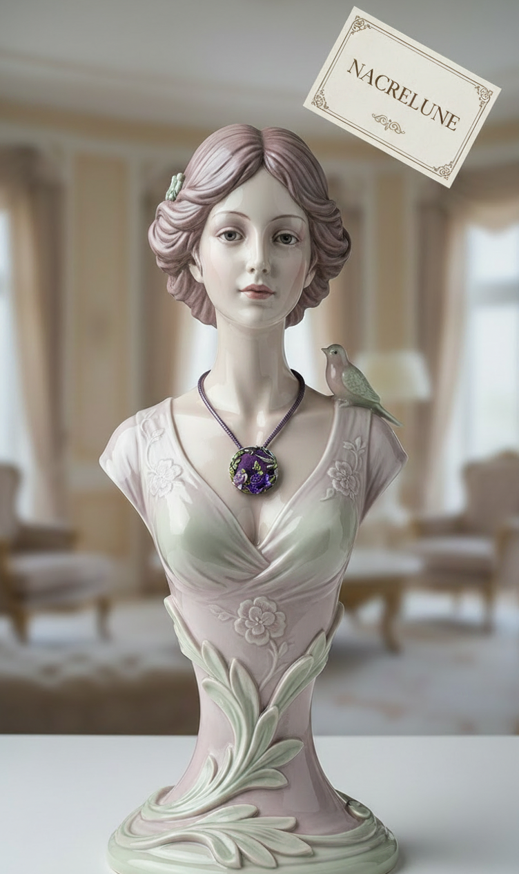 Pendentif en Émail Fleur — 5 Couleurs | NACRELUNE NACRELUNE pendentif