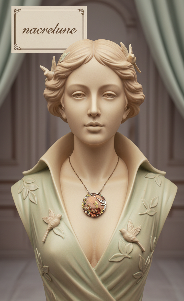 Pendentif en Émail Fleur — 5 Couleurs | NACRELUNE NACRELUNE pendentif