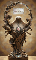 Grand Pendentif Camée Fée des Fleurs | NACRELUNE NACRELUNE pendentif