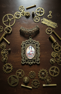 Petit pendentif camée style Versailles