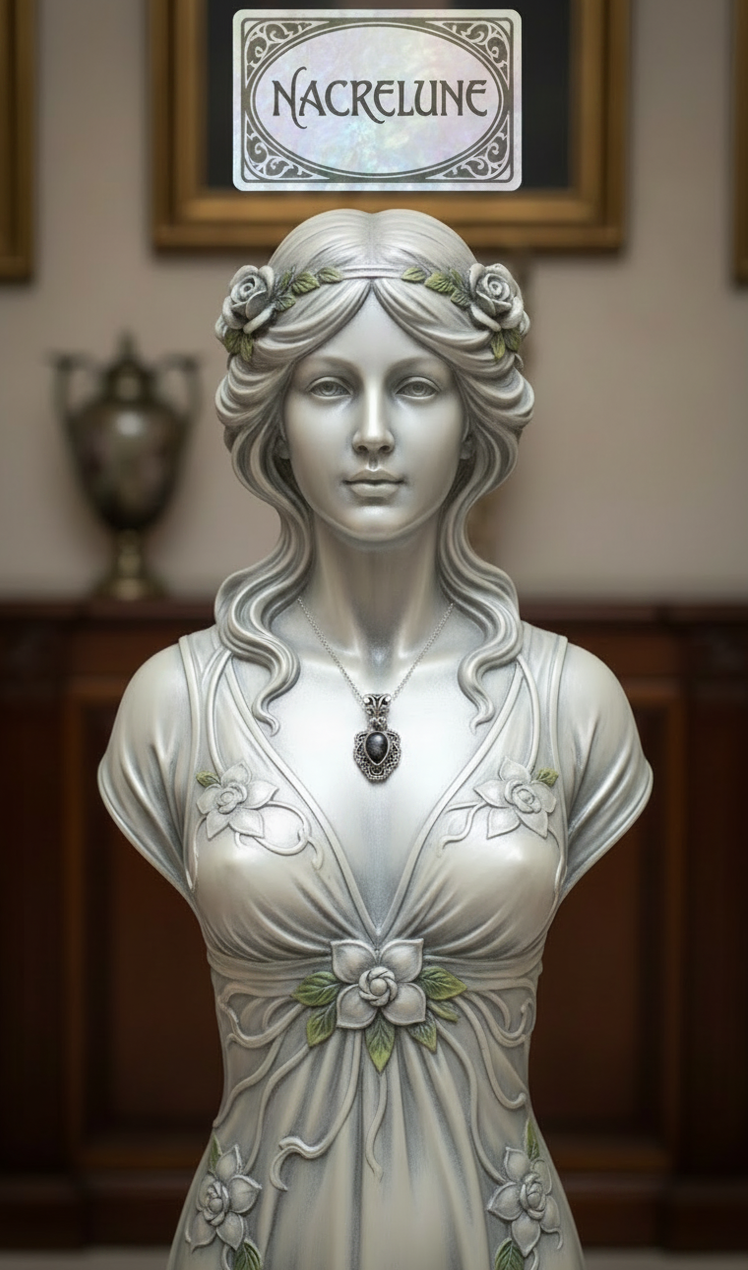 Petit Pendentif en Argent & Œil du Tigre Bleu — Bijou Lithothérapie | NACRELUNE NACRELUNE pendentif