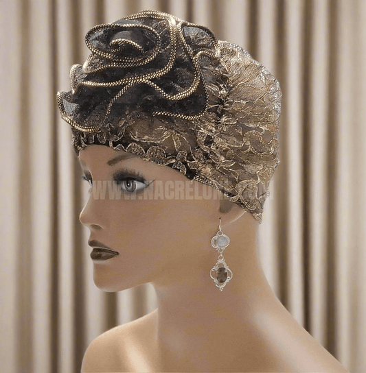 Boucles en argent avec pierre lune et quartz fumé