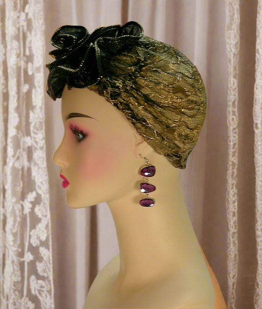 Boucles en argent avec topazes mystiques rose-bleu